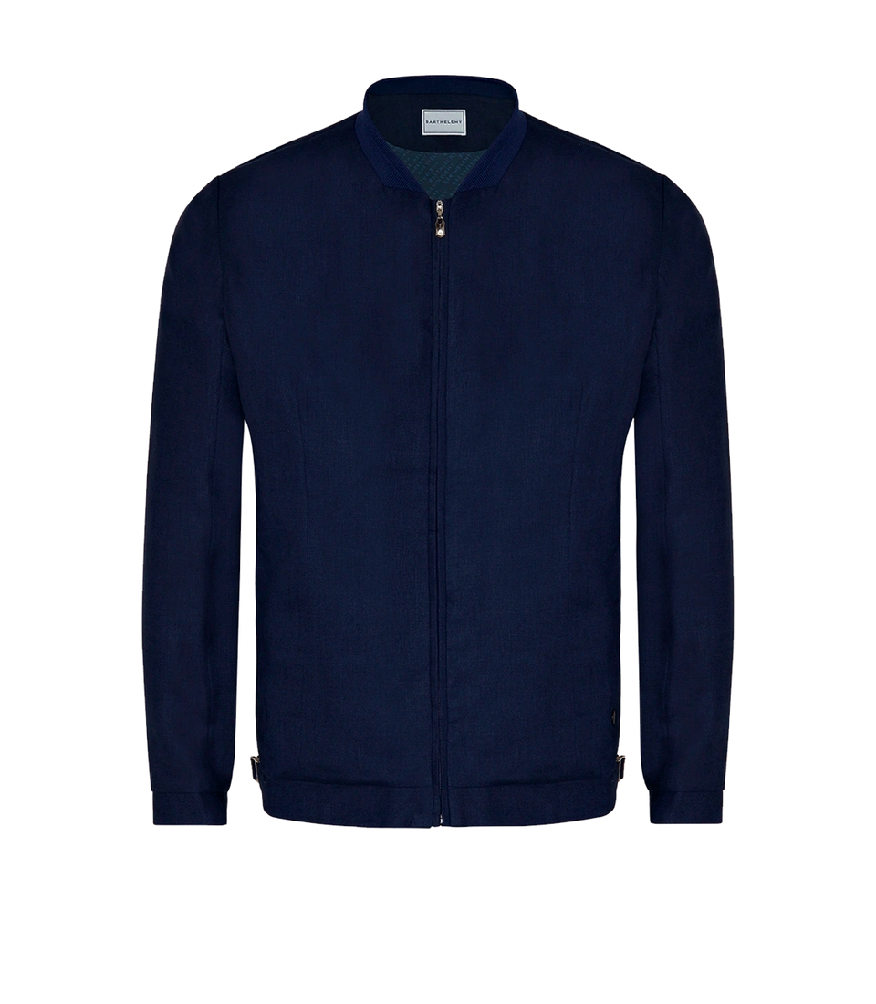 Lurin Linen Jacket Navy