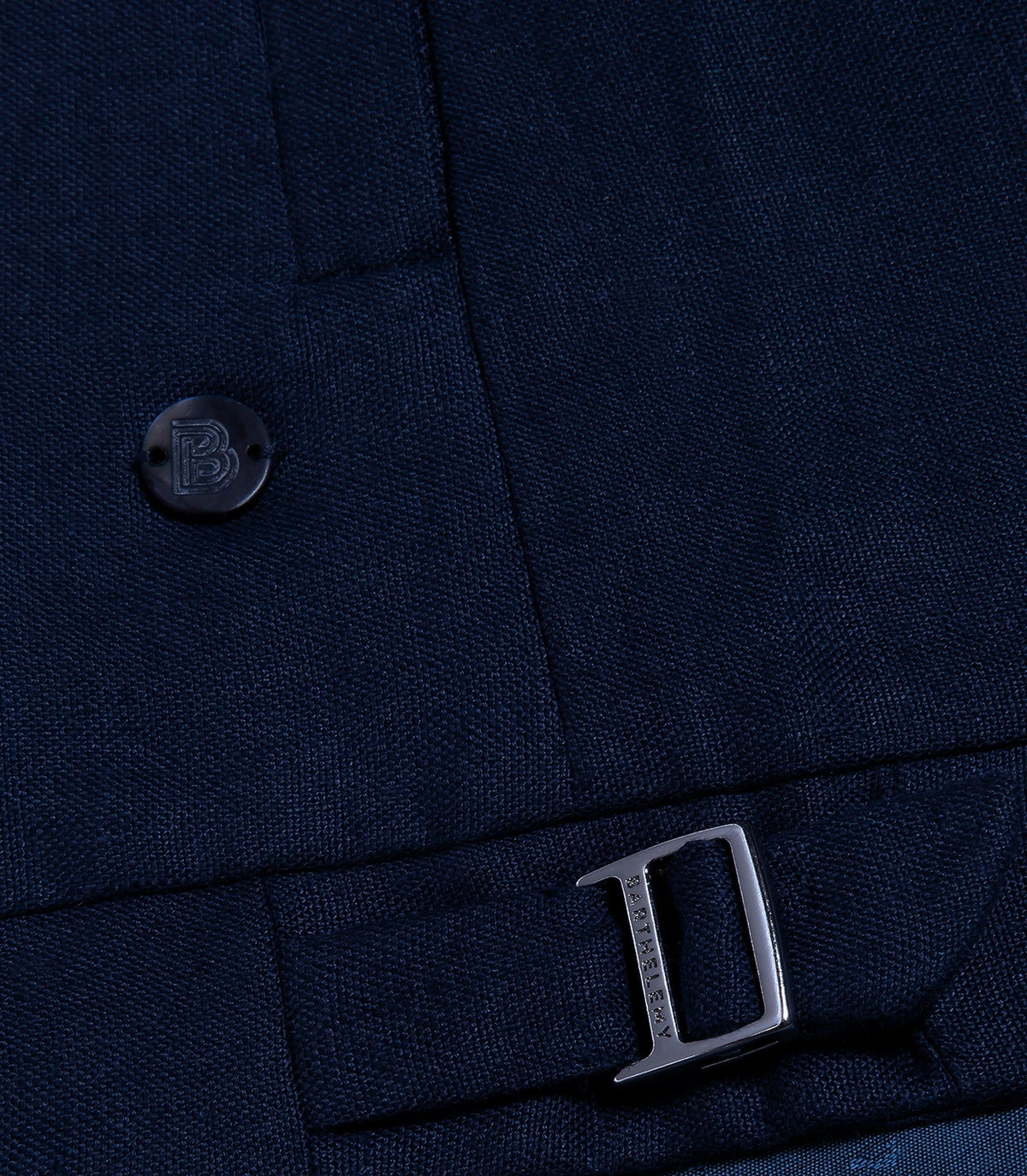 Lurin Linen Jacket Navy - Barthelemy