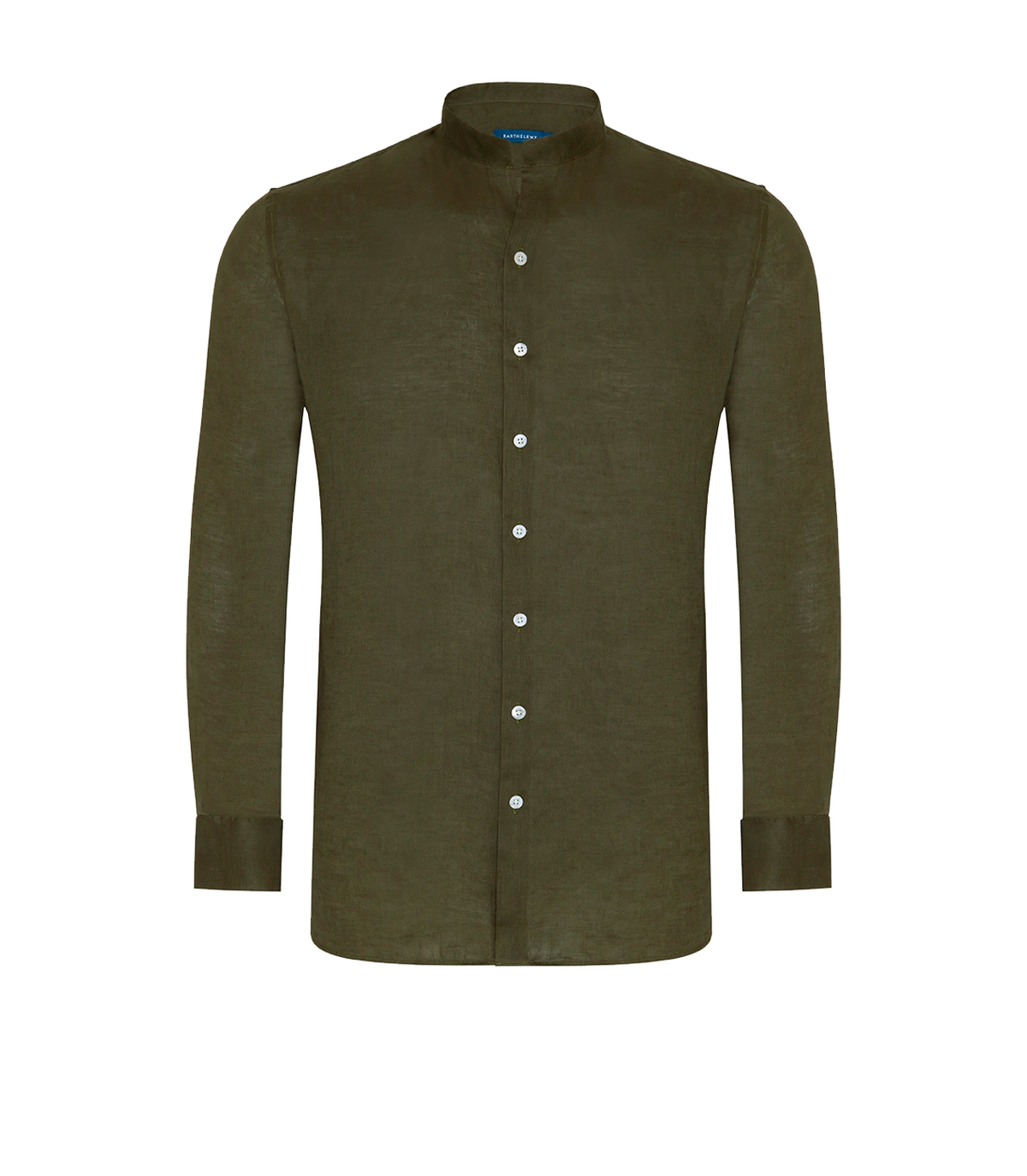 Mirage Linen Shirt Forest Green - Barthelemy