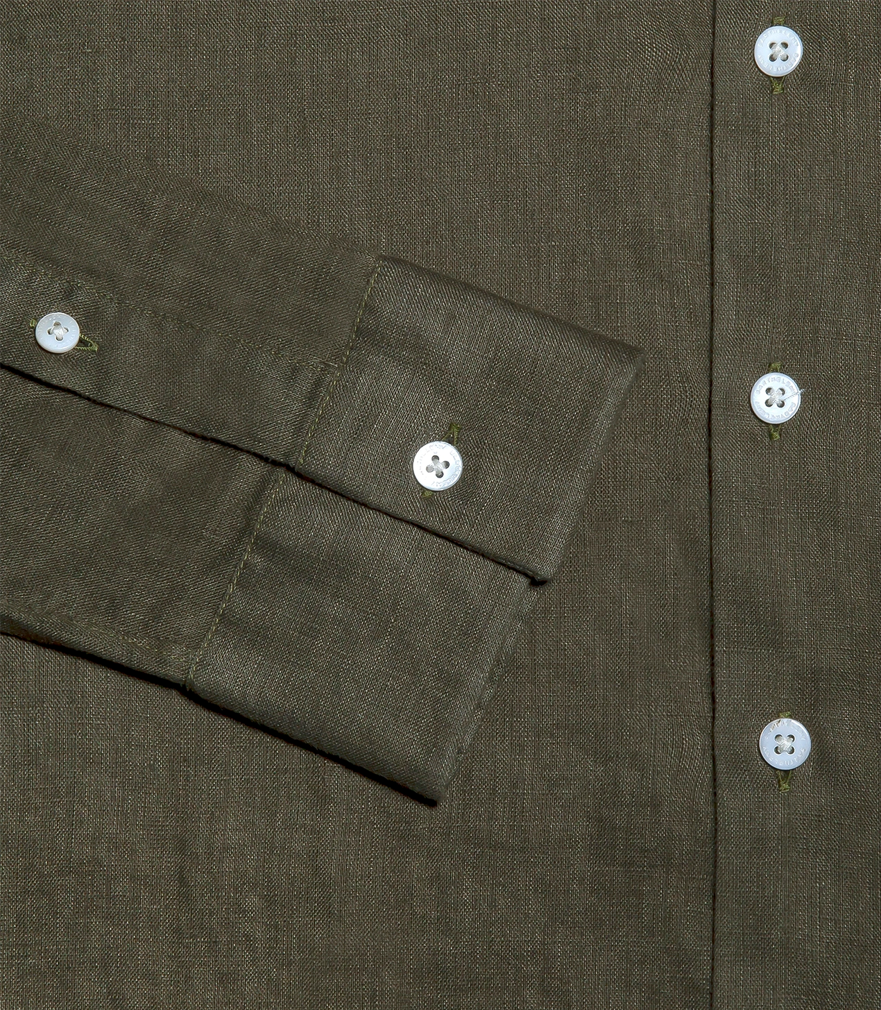 Mirage Linen Shirt Forest Green