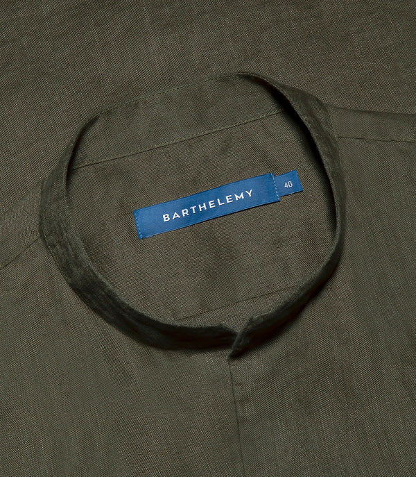 Mirage Linen Shirt Forest Green