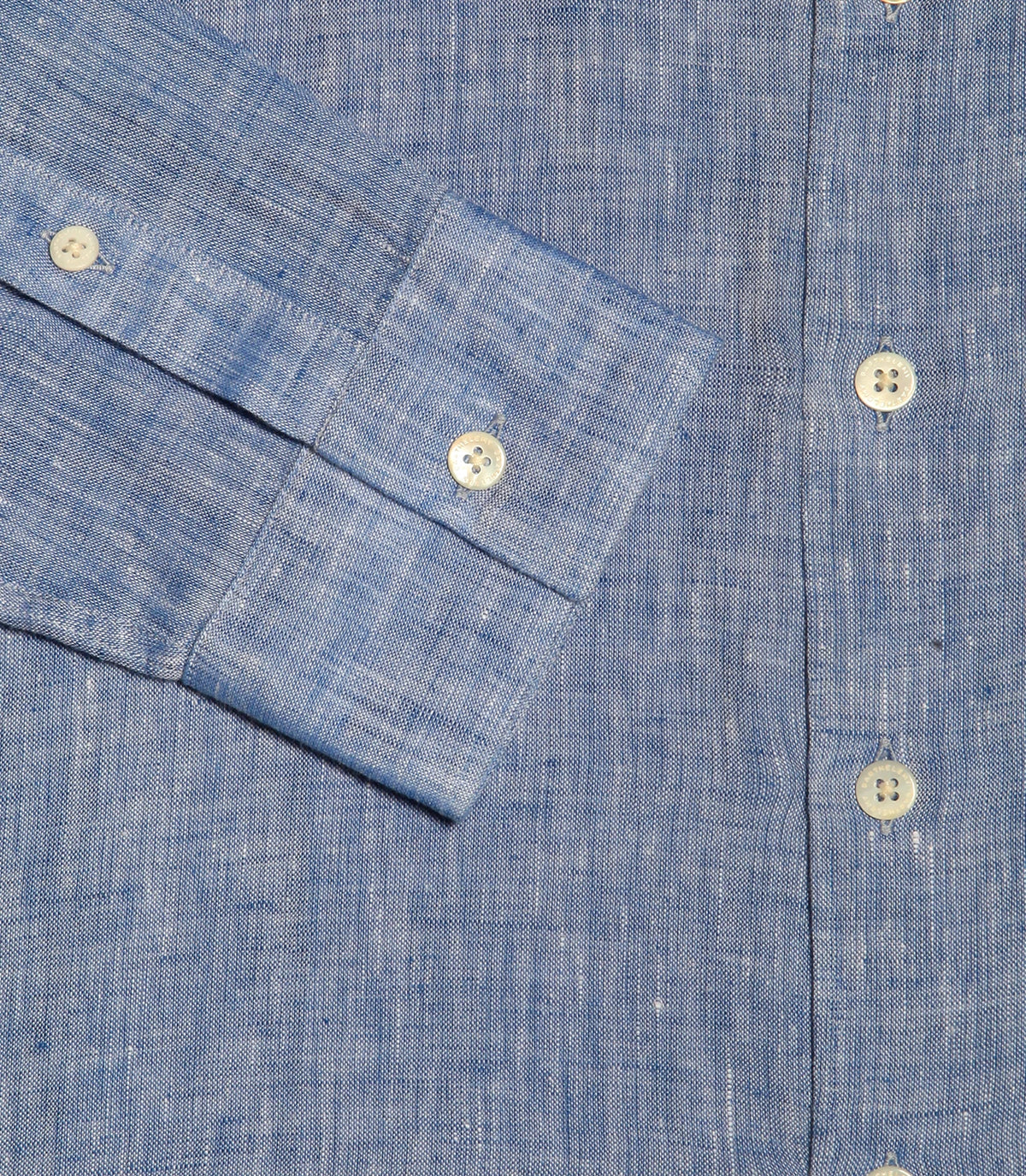 Mirage Linen Shirt Ocean Blue - Barthelemy
