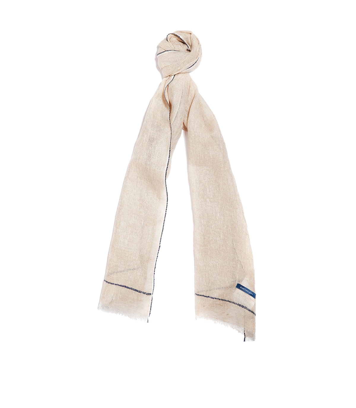 Brise Linen Scarf Mocha - Barthelemy