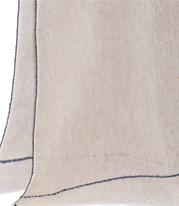 Brise Linen Scarf Mocha - Barthelemy