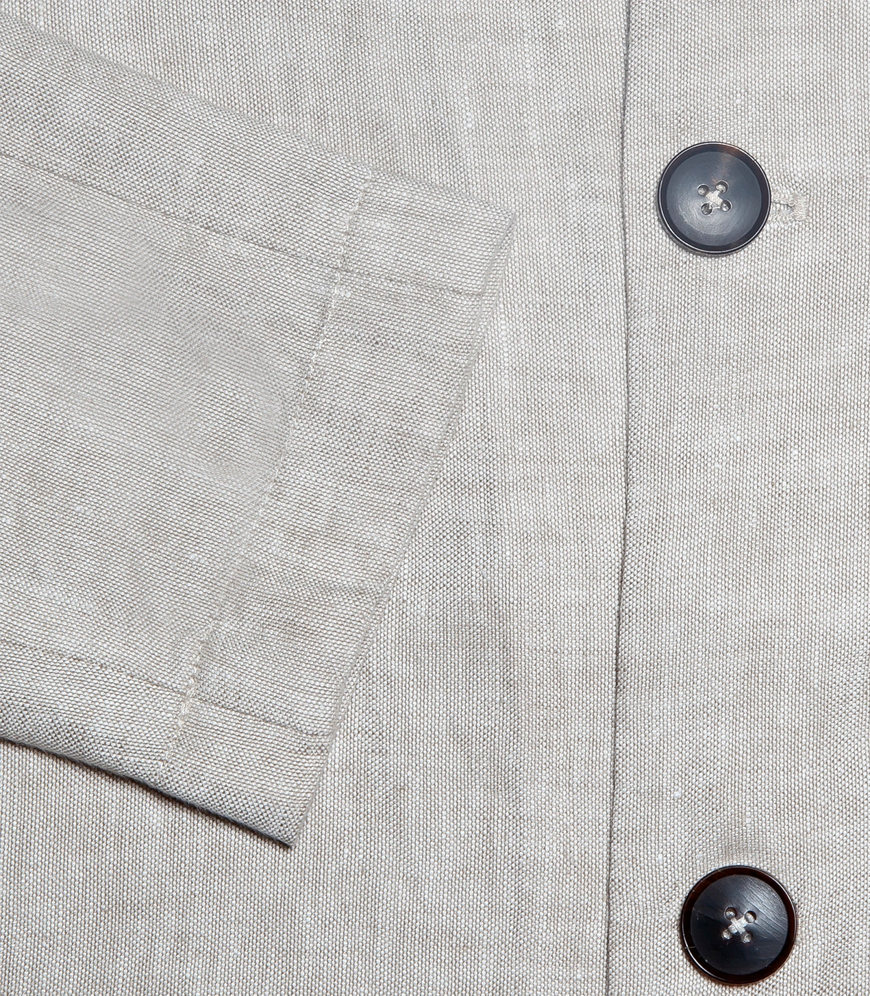 Flamands Linen Overshirt Natural