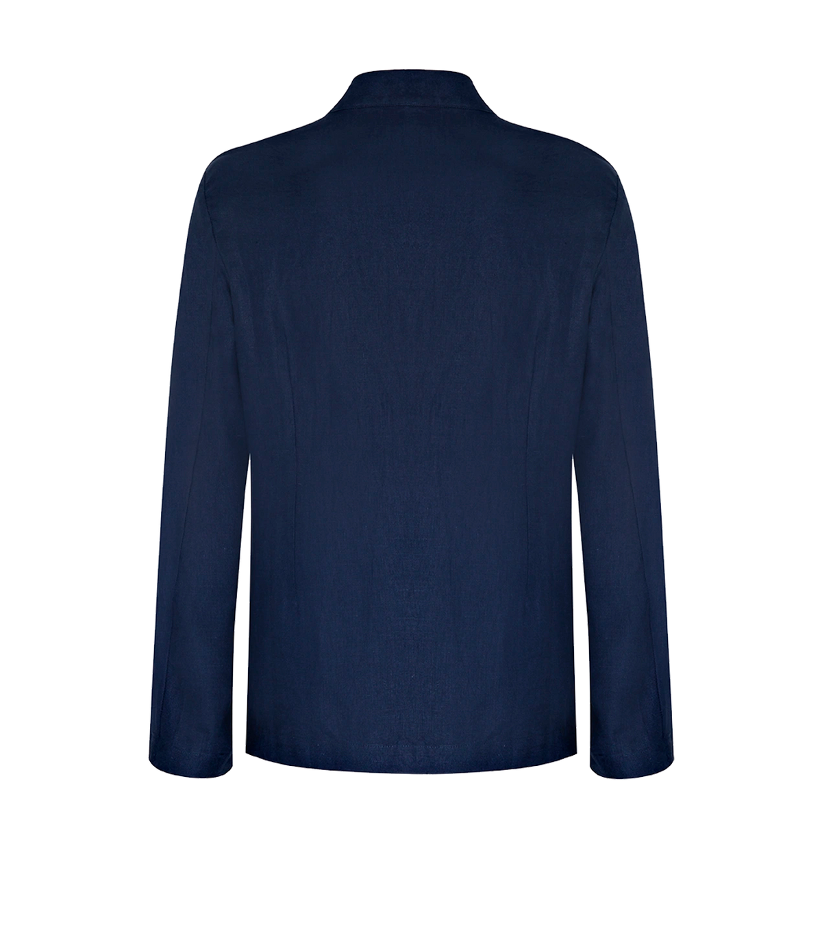 Flamands Linen Overshirt Navy - Barthelemy
