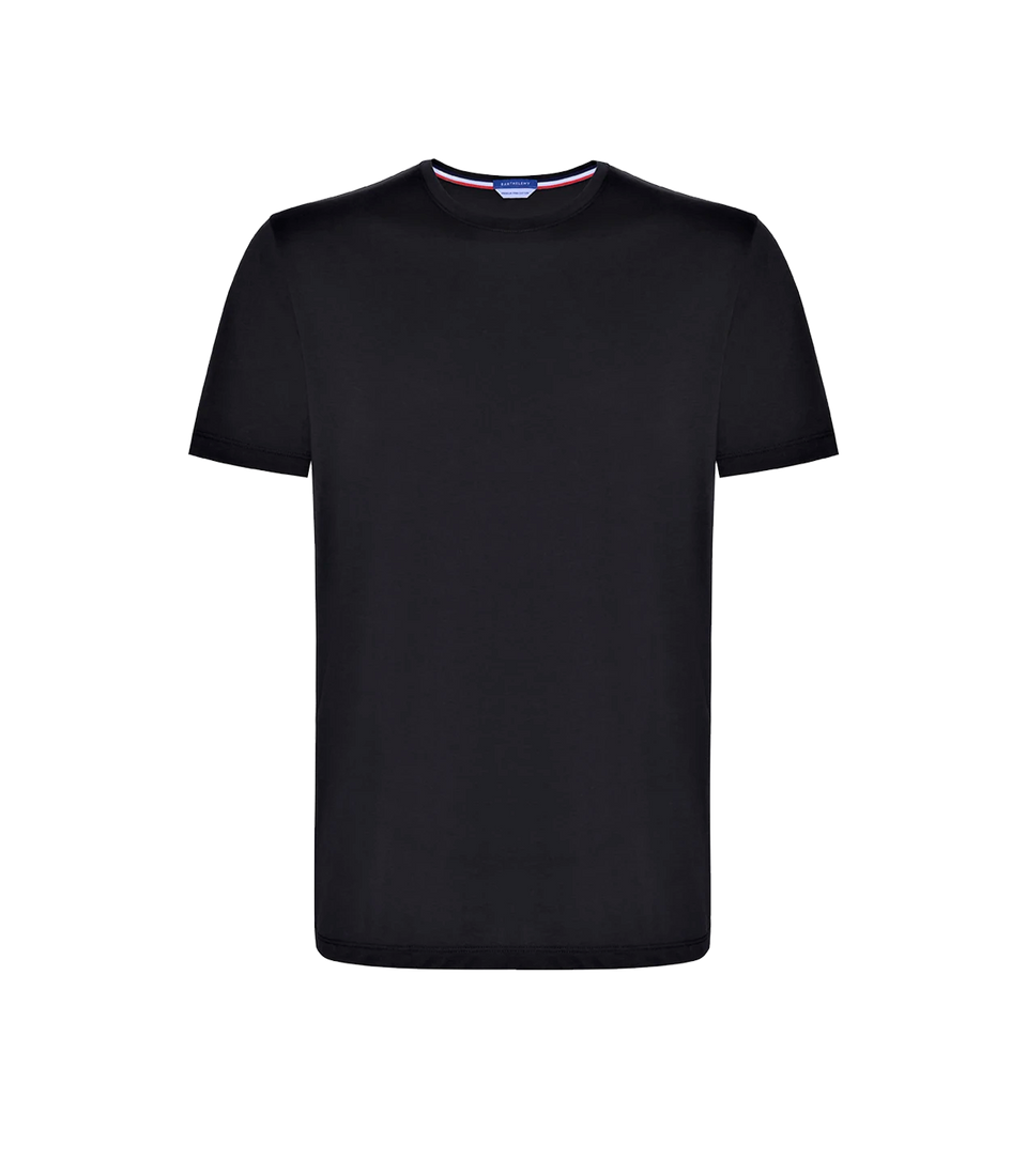 Crew Neck T-Shirt Pima Black