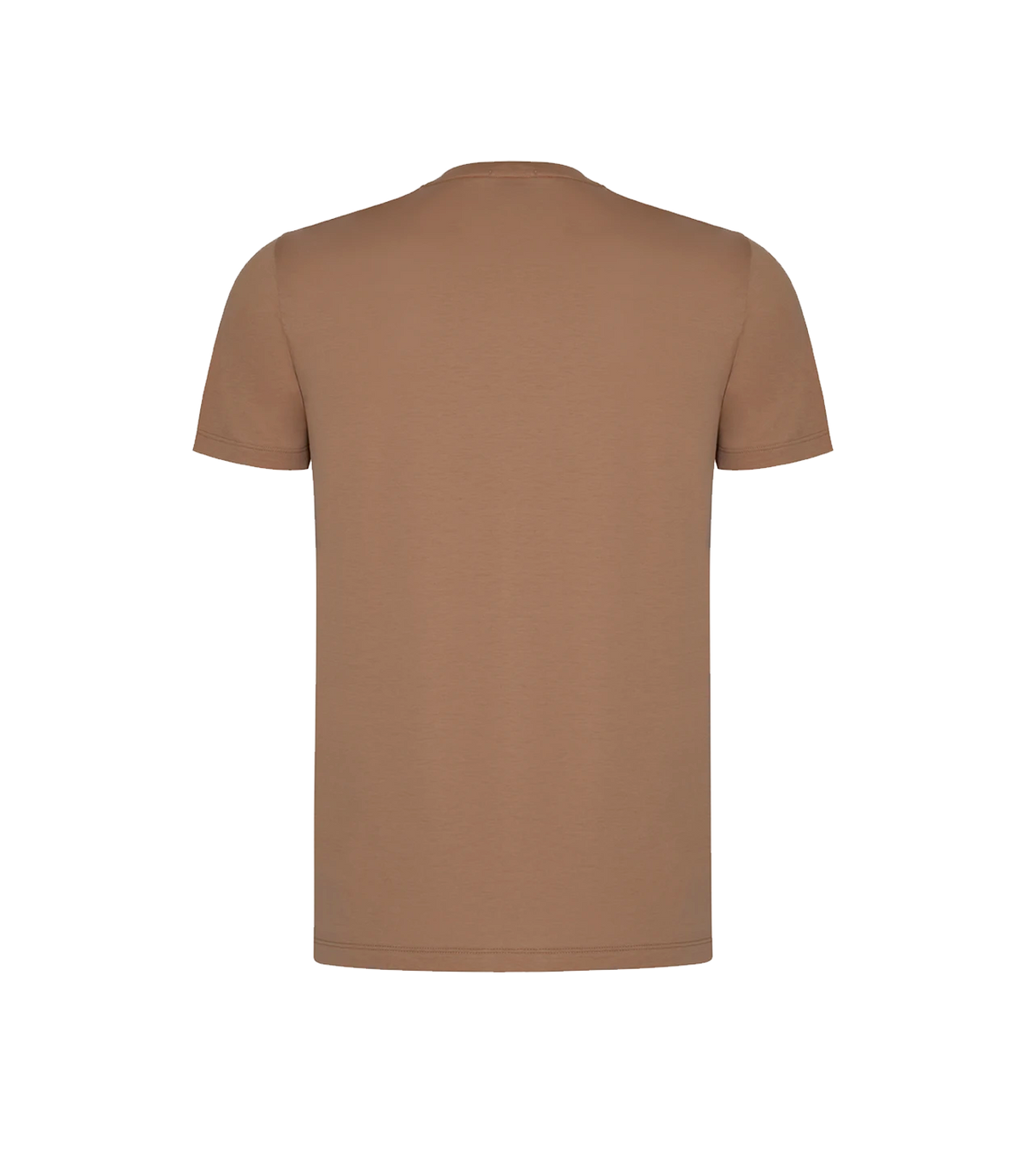 Crew Neck T-Shirt Pima Honey Mustard - Barthelemy