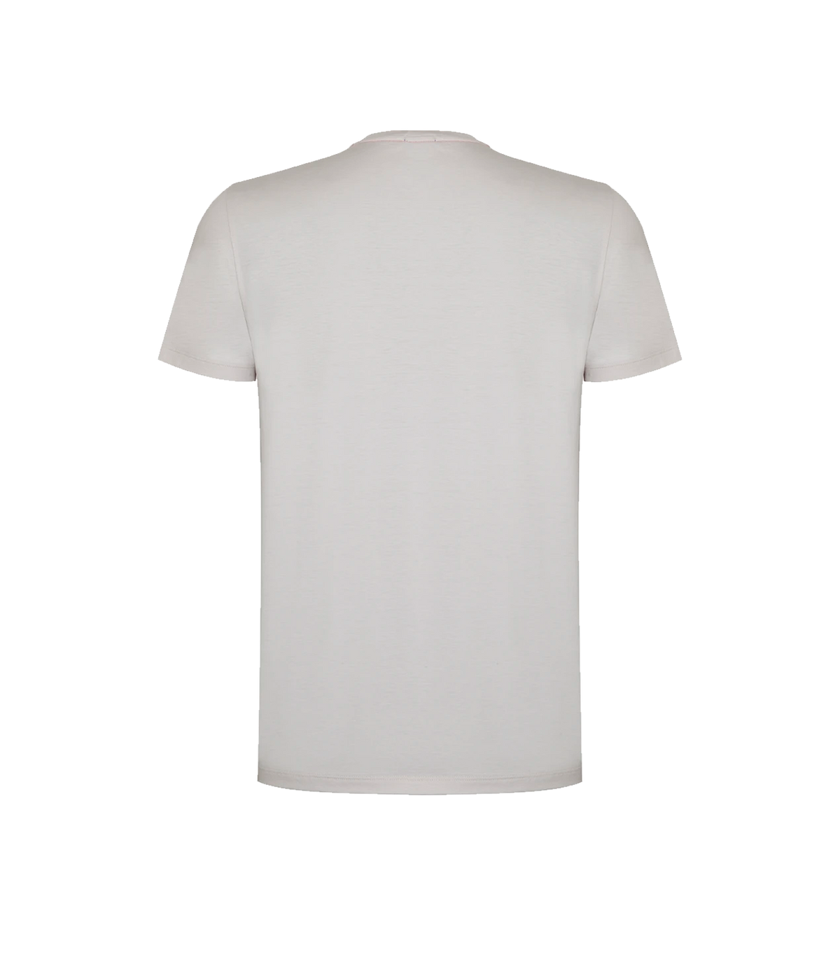 Crew Neck T-Shirt Pima Ivory - Barthelemy