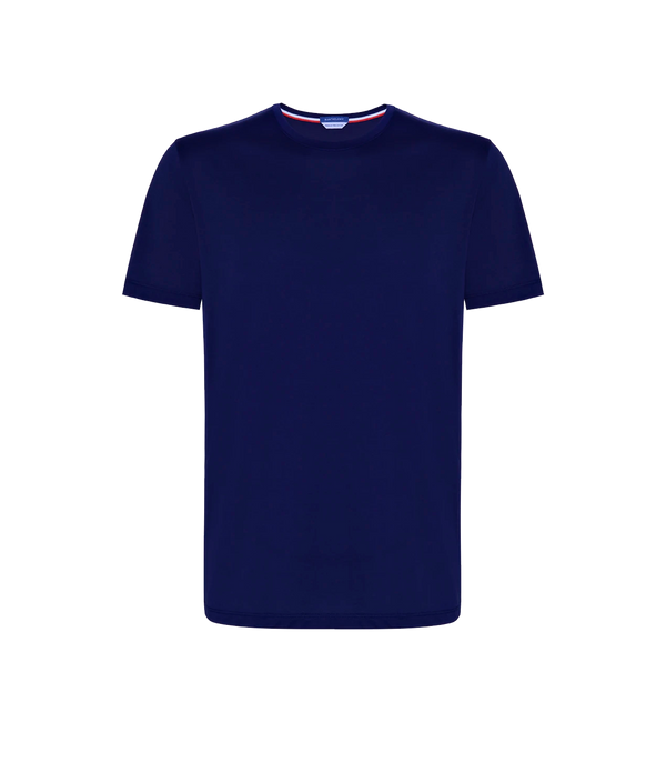 Crew Neck T-Shirt Pima Navy