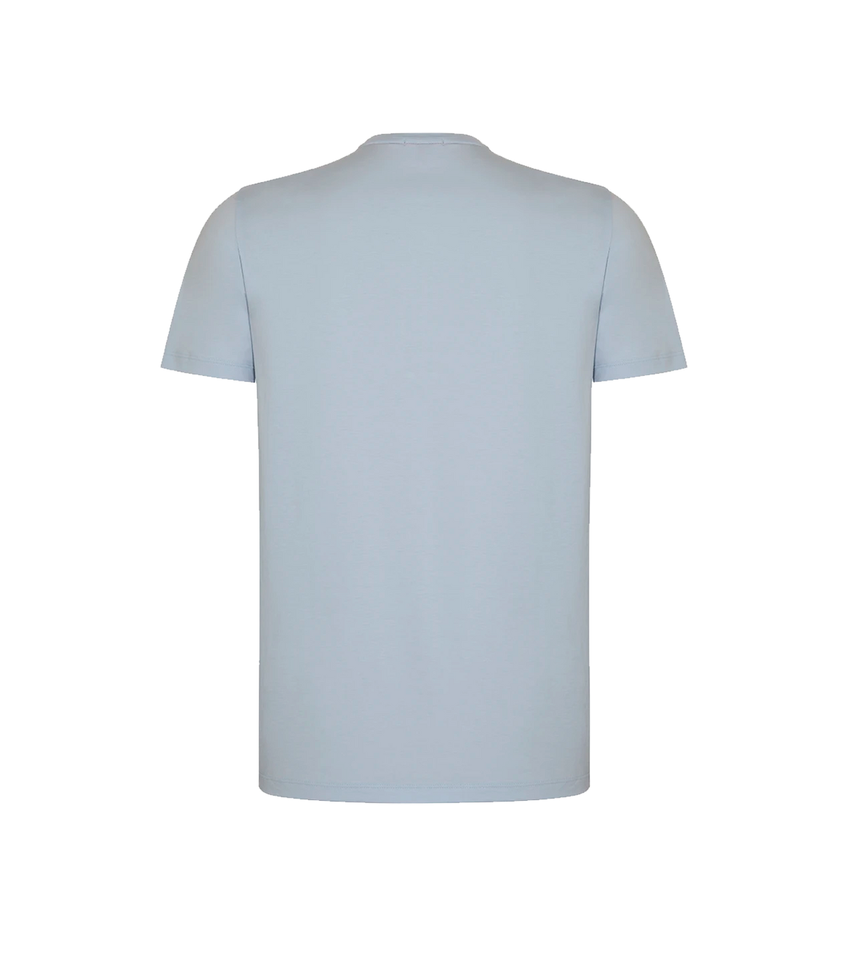 Crew Neck T-Shirt Pima Sky Blue - Barthelemy