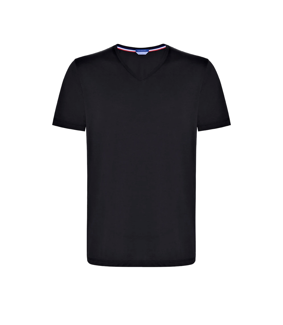 VNeck T-Shirt Pima Black