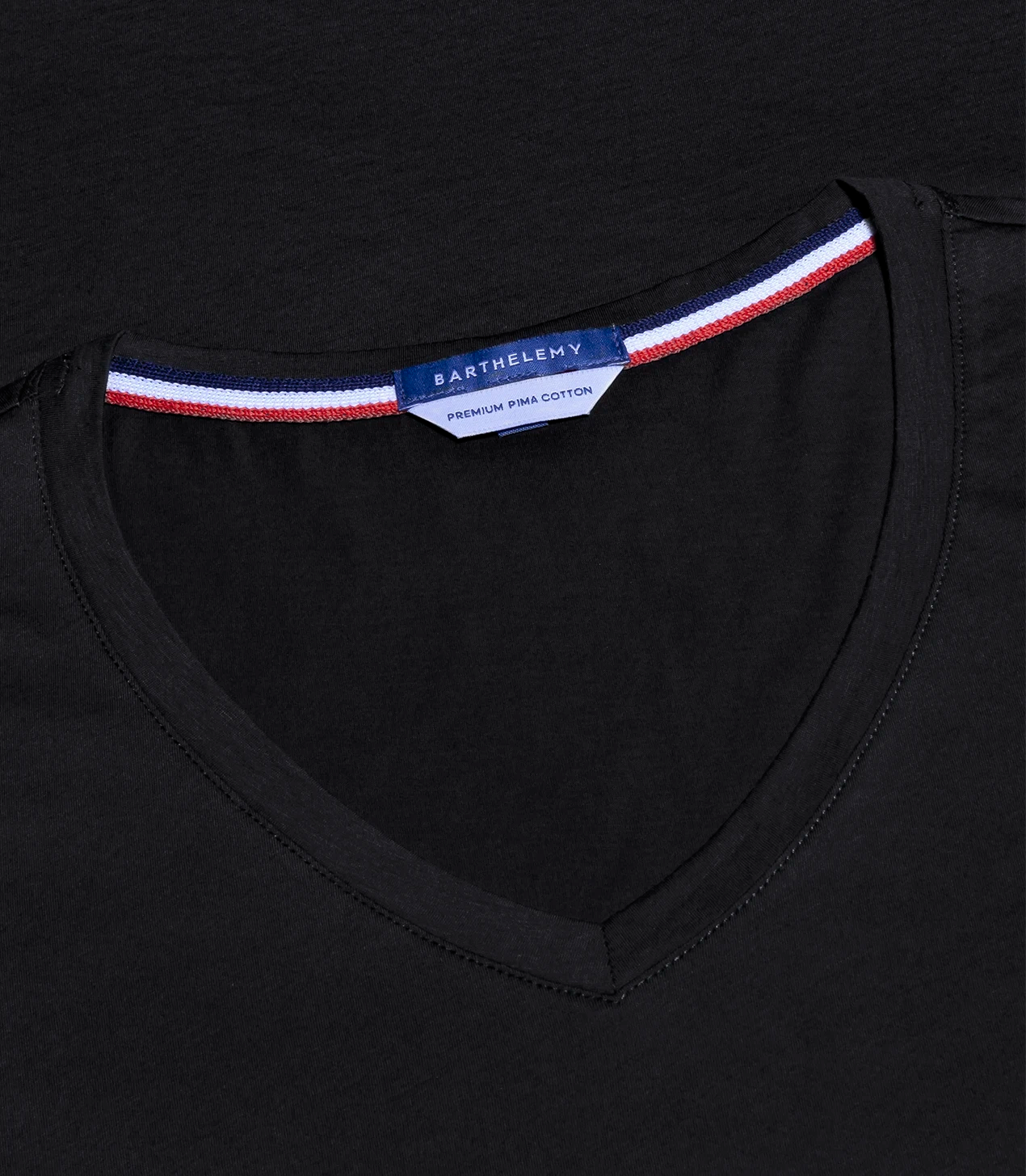 VNeck T-Shirt Pima Black