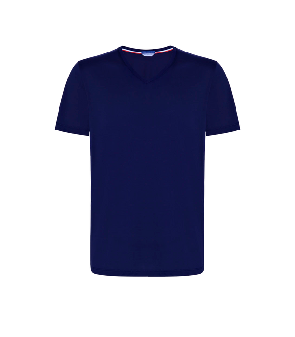 VNeck T-Shirt Pima Navy