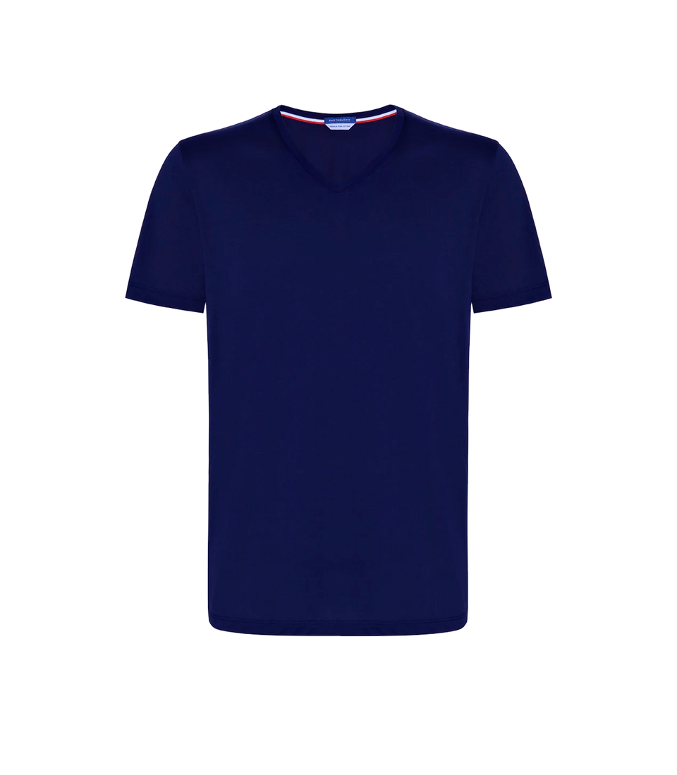 VNeck T-Shirt Pima Navy