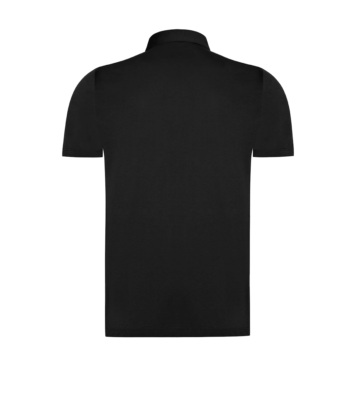 Polo Pima Cotton Black - Barthelemy