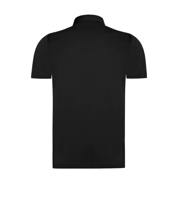 Polo Pima Cotton Black