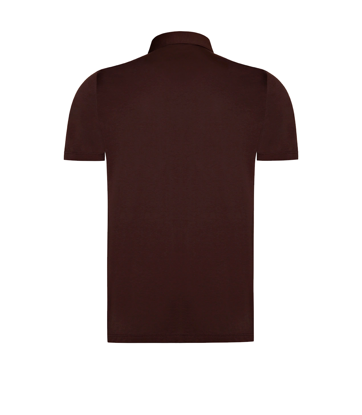 Polo Pima Cotton Chocolate Brown - Barthelemy