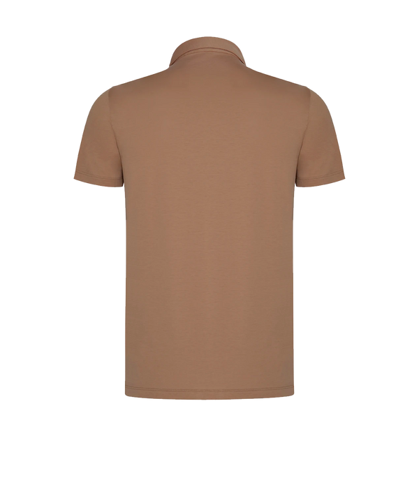 Polo Pima Cotton Honey Mustard - Barthelemy