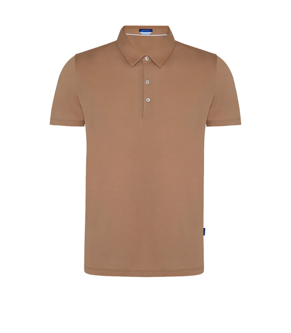 Polo Pima Cotton Honey Mustard - Barthelemy