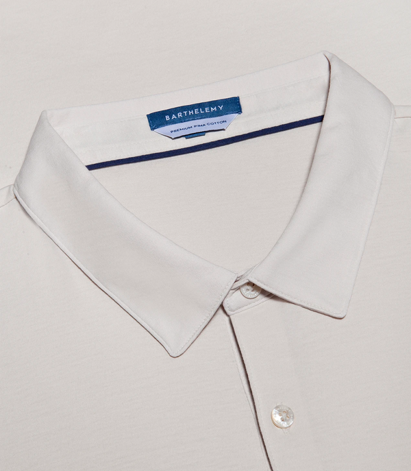 Polo Pima Cotton Ivory - Barthelemy