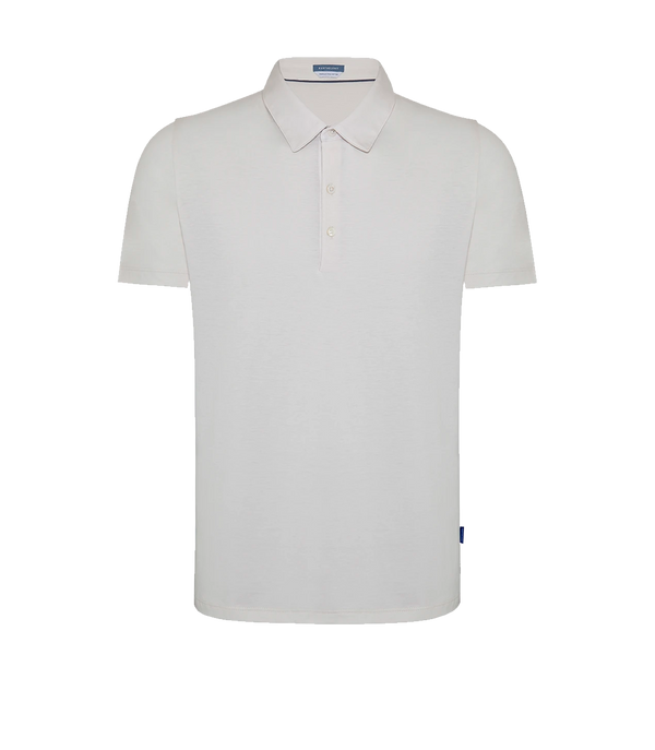 Polo Pima Cotton Ivory - Barthelemy