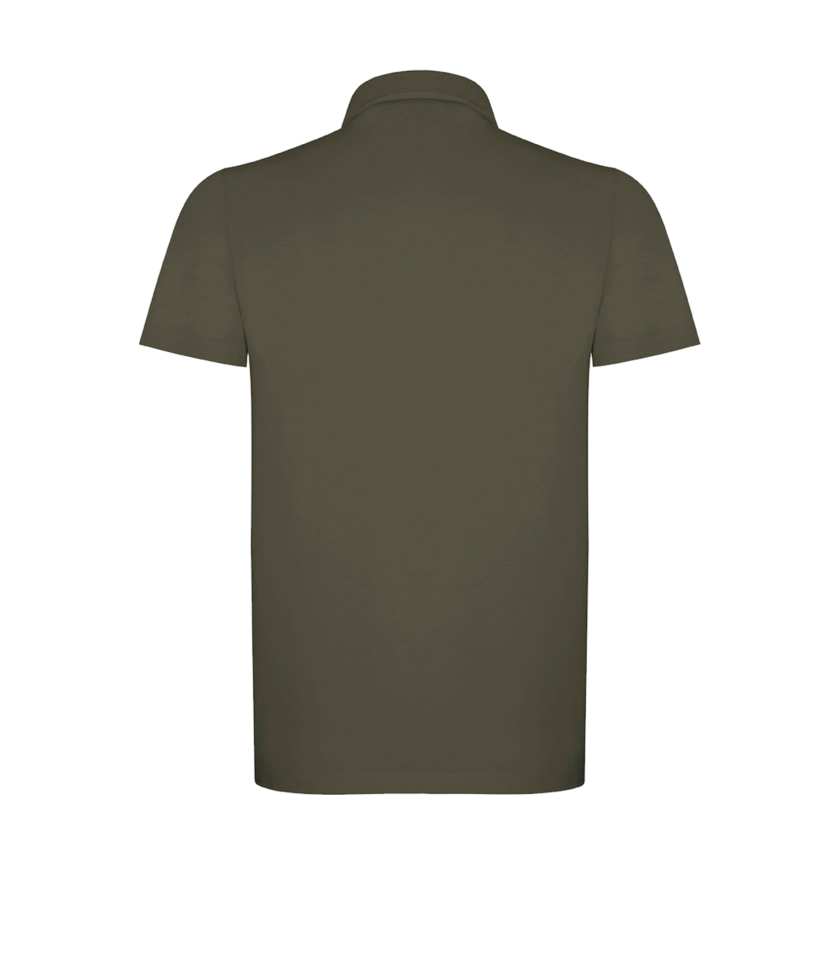 Polo Pima Cotton Olive Green - Barthelemy