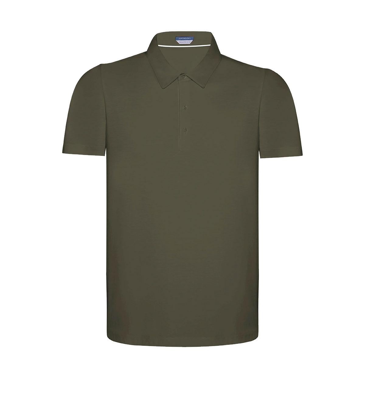 Polo Pima Cotton Olive Green | Polo Pima Cotton | Barthelemy Resortwear