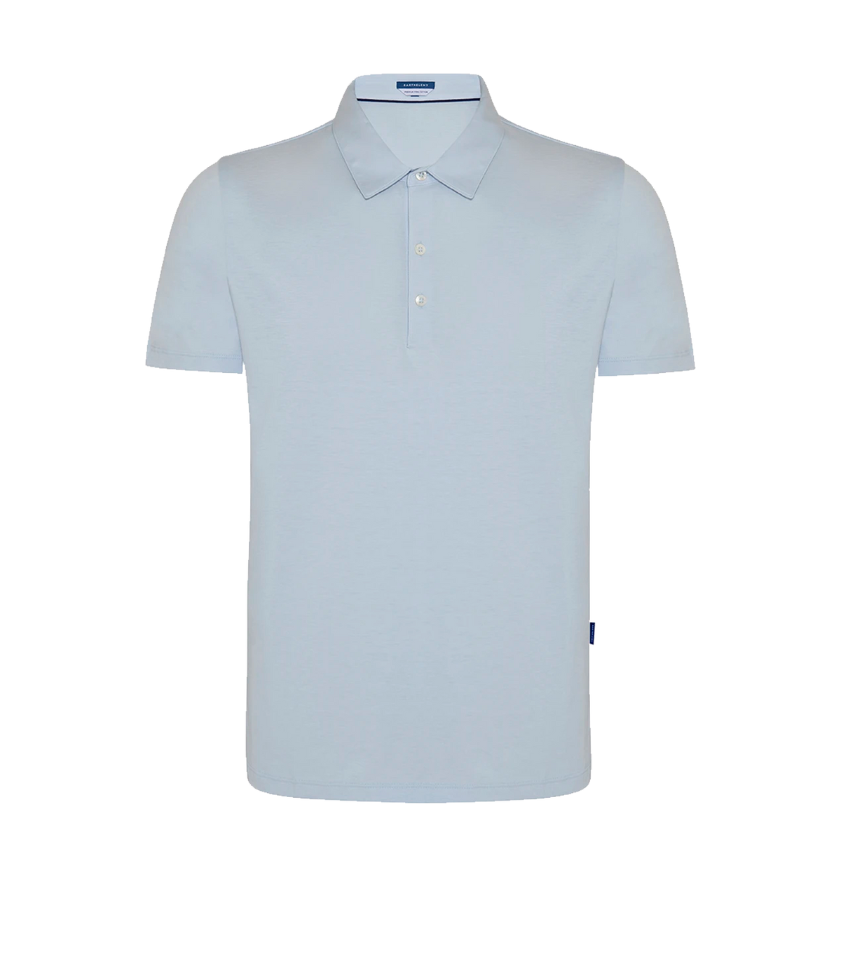 Polo Pima Cotton Sky Blue - Barthelemy