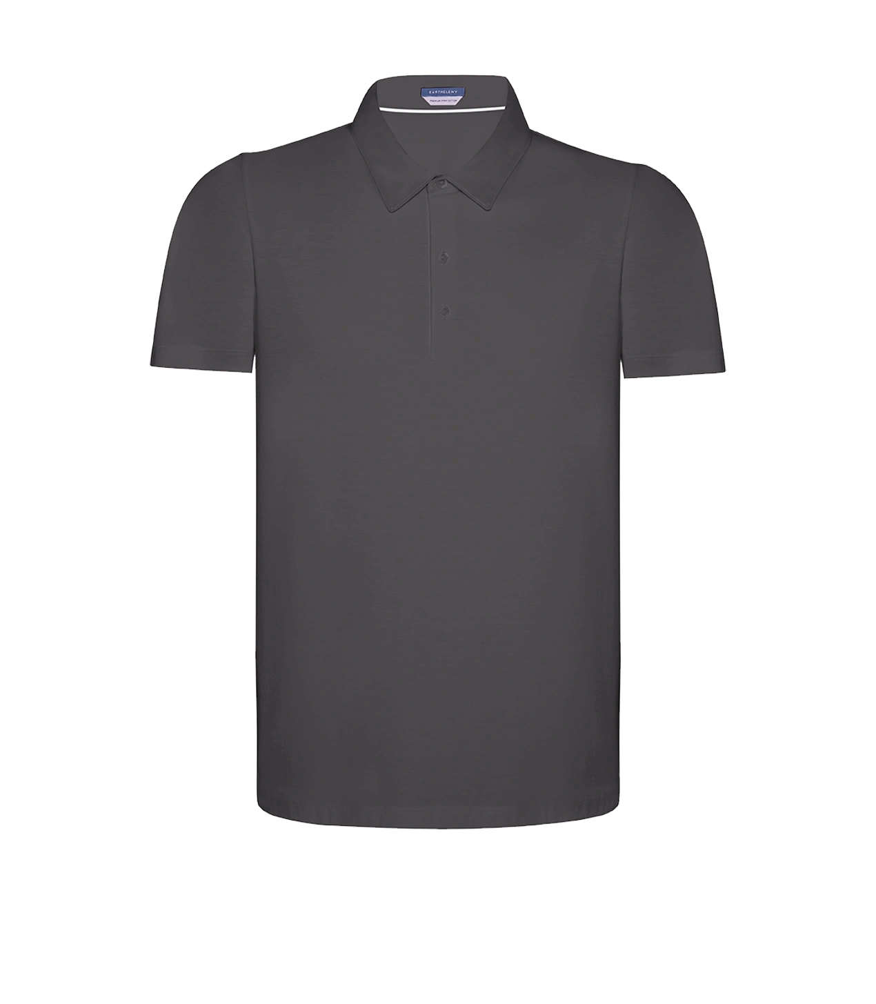 Polo Pima Cotton Storm Grey - Barthelemy