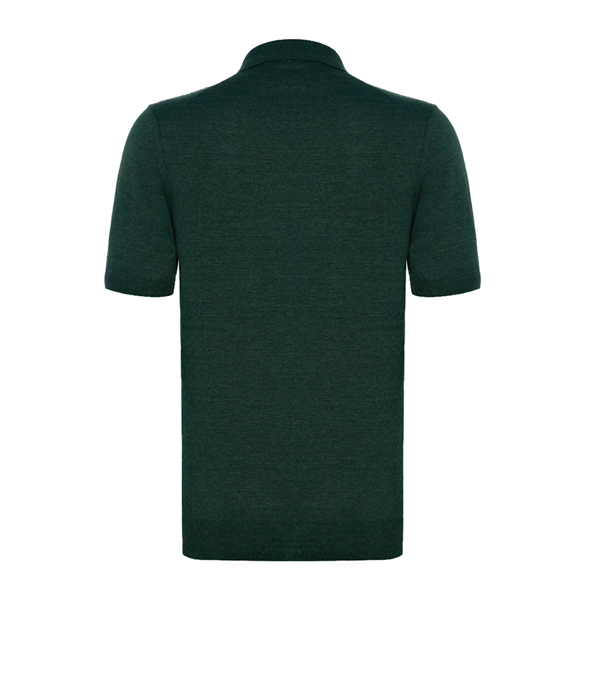 Rivage Knit Polo Medium Green - Barthelemy
