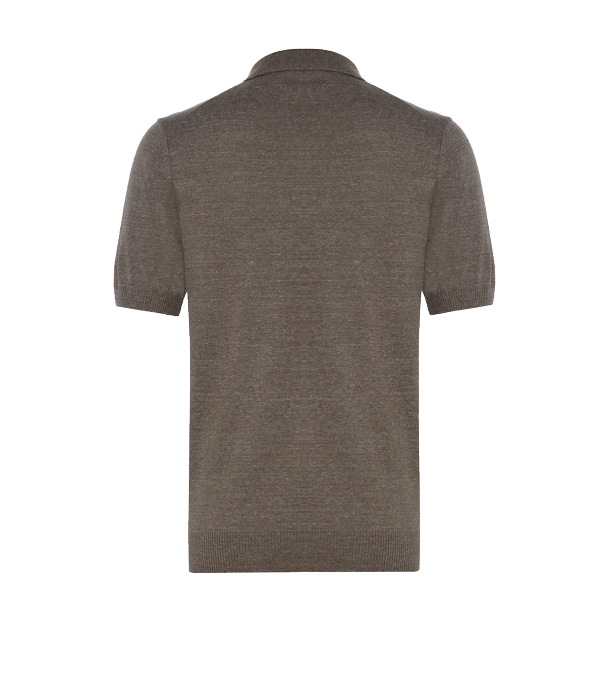 Rivage Knit Polo Mocha - Barthelemy