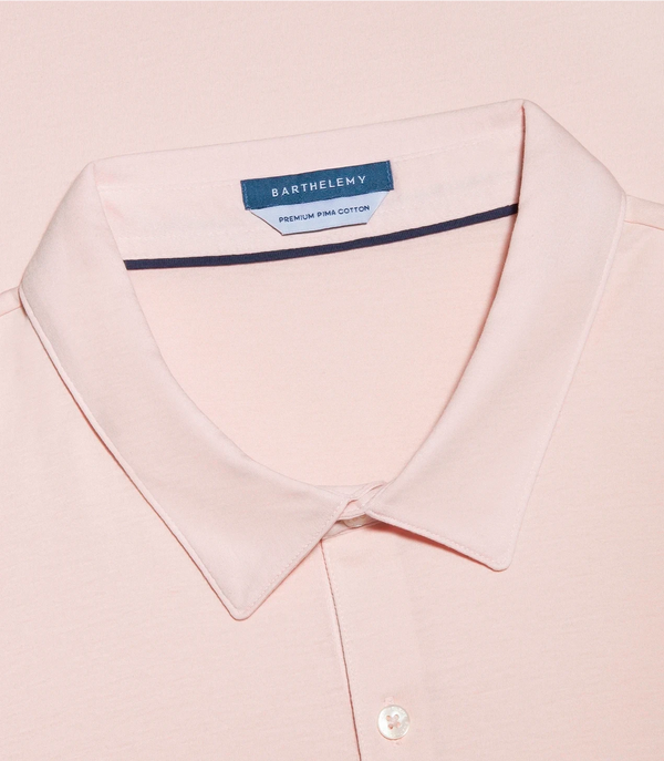 Polo Pima Cotton Rose Quartz - Barthelemy