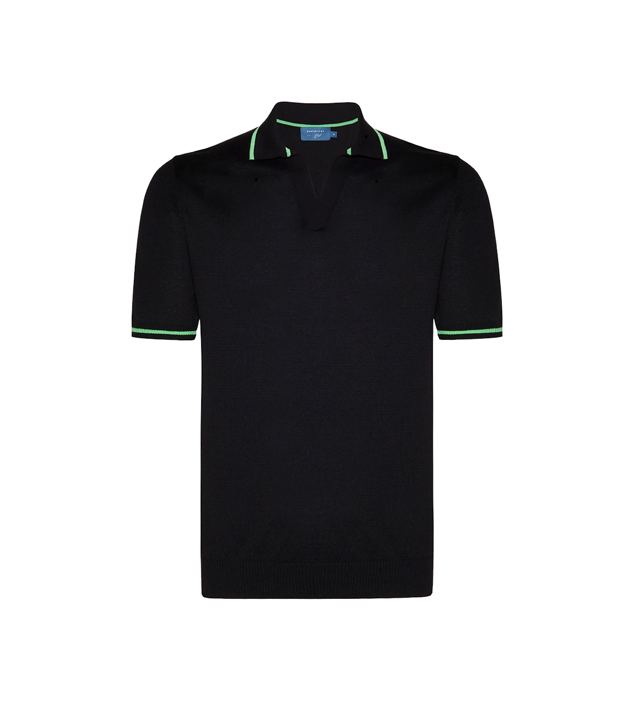 Rivage Knit Polo GB Black Green