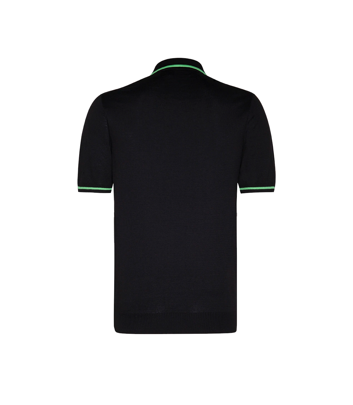 Rivage Knit Polo GB Black Green - Barthelemy