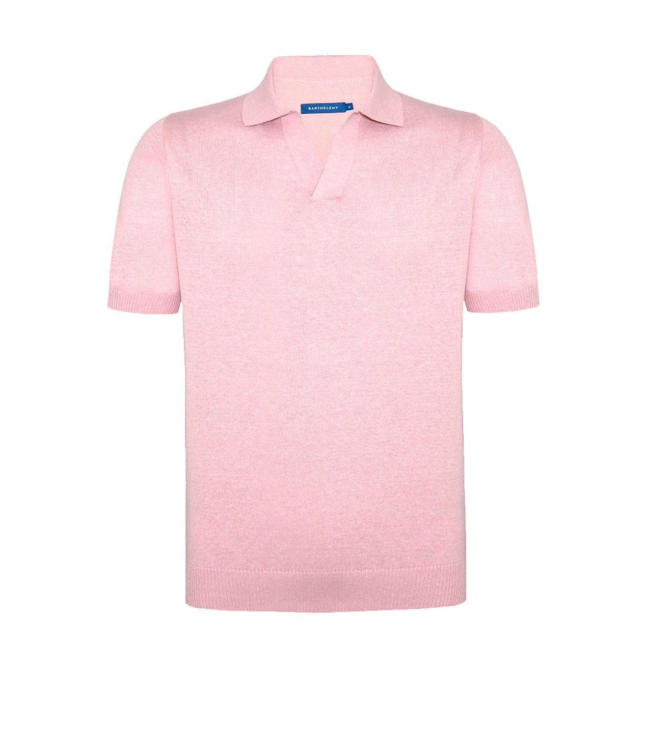 Rivage Knit Polo Lotus Pink - Barthelemy