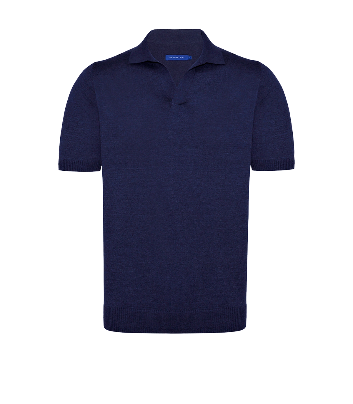 Rivage Knit Polo Naval Blue | Swim Shorts | Barthelemy Resortwear