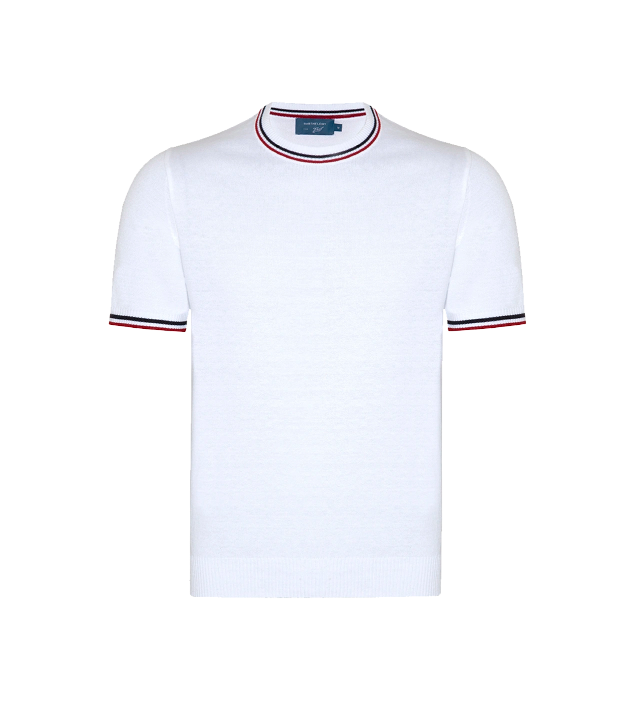 Rivage T-Shirt GB Macadamia Navy Red