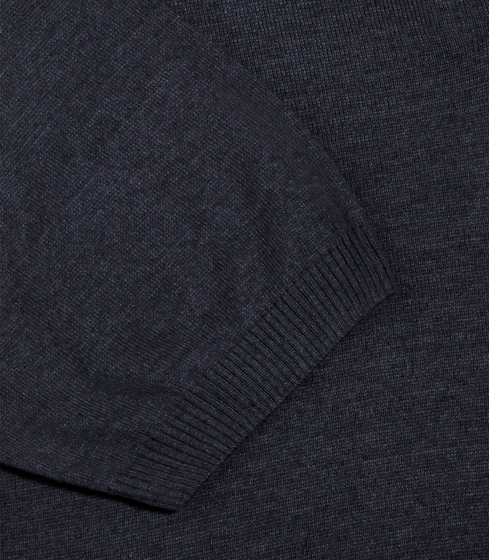 Rivage Knit Polo Titanium Grey - Barthelemy