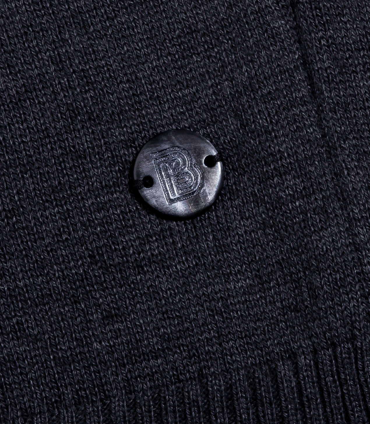 Rivage Knit Polo Titanium Grey - Barthelemy