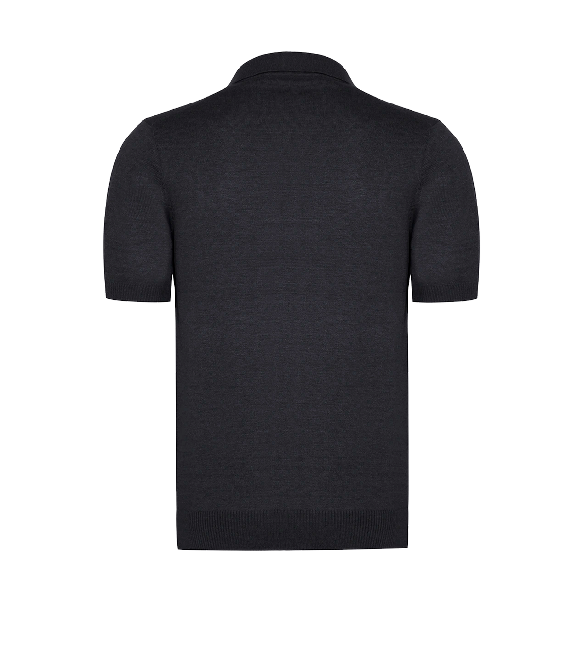 Rivage Knit Polo Titanium Grey - Barthelemy