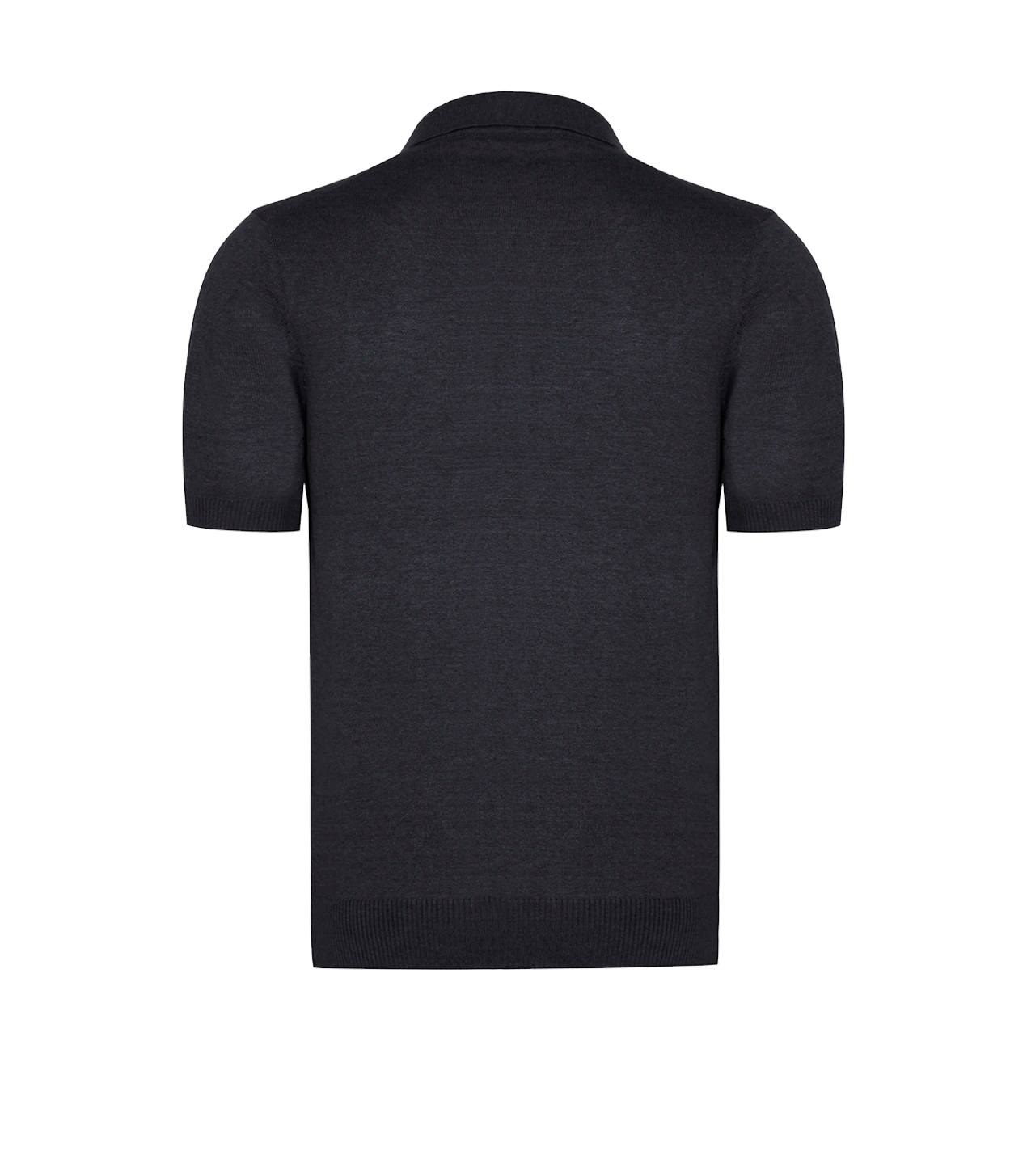 Rivage Knit Polo Titanium Grey - Barthelemy