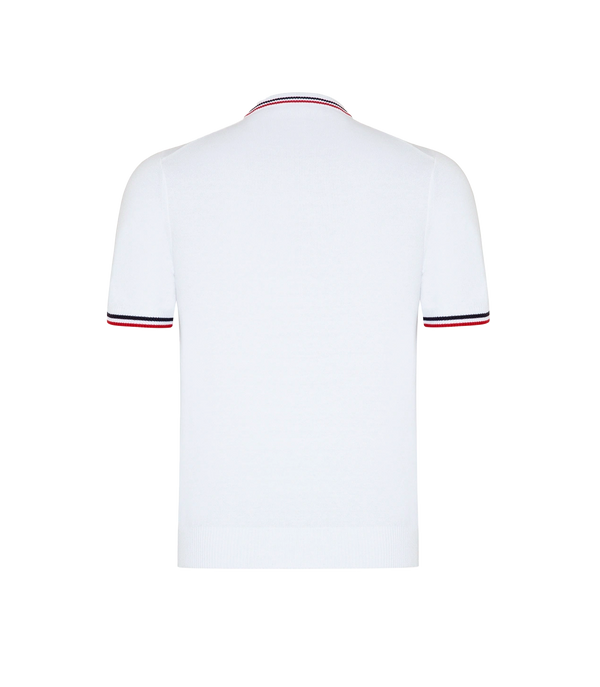 Rivage T-Shirt GB Macadamia Navy Red