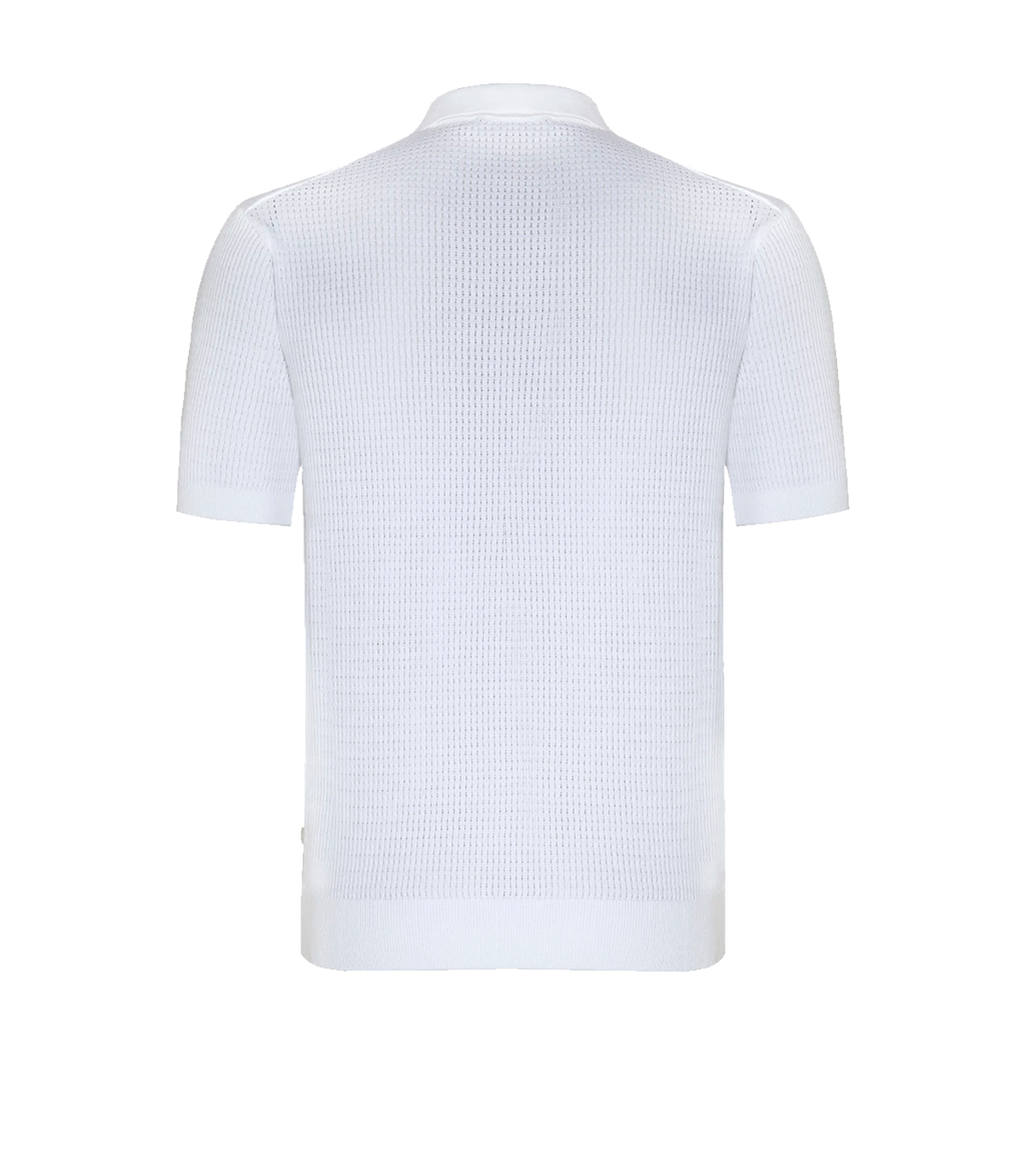 Rivage Knit Polo Waffle Macadamia - Barthelemy