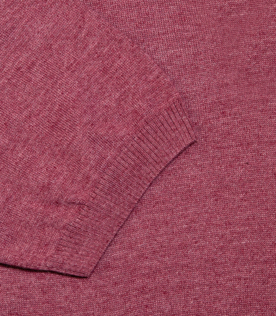 Rivage Knit Polo Wine - Barthelemy