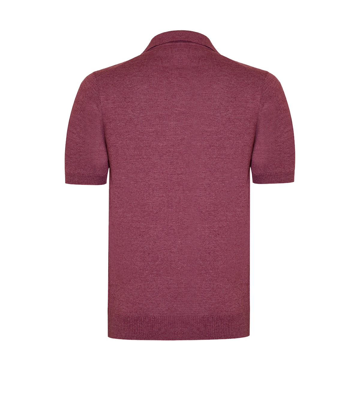 Rivage Knit Polo Wine - Barthelemy