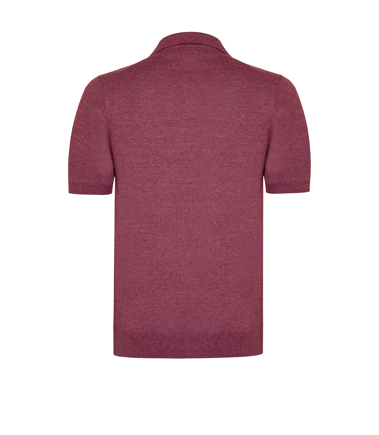 Rivage Knit Polo Wine - Barthelemy