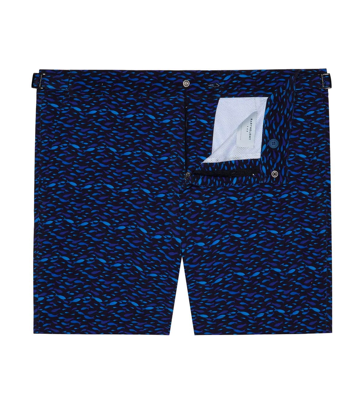 Saline Sport Océan Black Blue | Swim Shorts | Barthelemy Resortwear