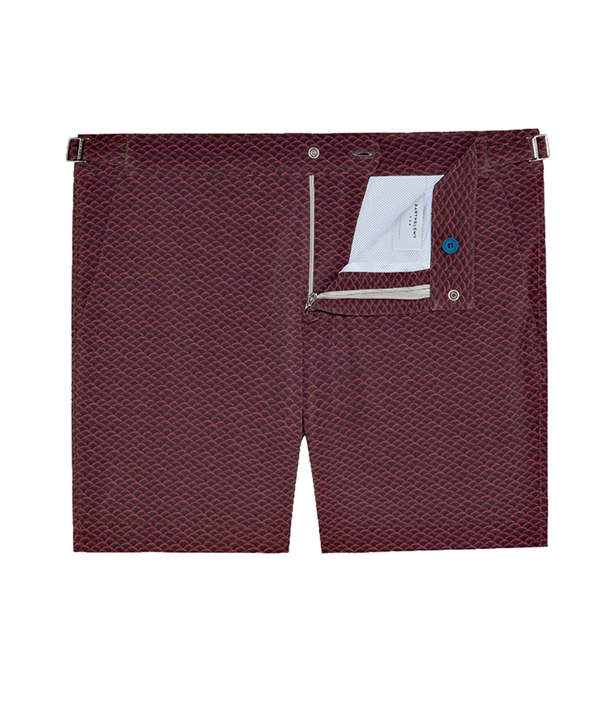 Saline Sport Aube Brown Orange | Swim Shorts | Barthelemy Resortwear