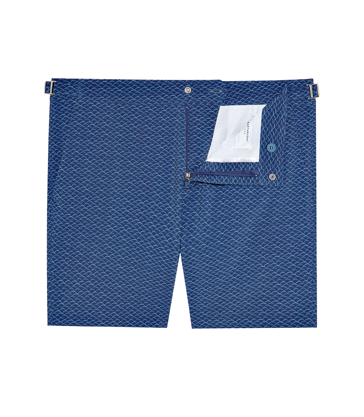 Saline Sport Aube Navy White | Swim Shorts | Barthelemy Resortwear
